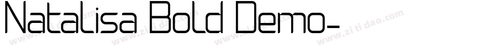 Natalisa Bold Demo字体转换